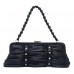 Evening Bag - Rhinestone w/ Metal Frame Evening - Black - BG-82737BK